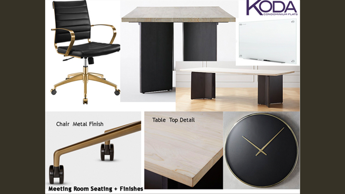 Amenity Spaces - Meeting Room Furnishings Concept